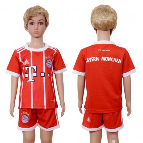 Bayern Munchen Blank Home Kid Soccer Club Jersey - Click Image to Close